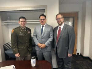 Richard Lozano, Joe Flees, Maj. Mark Cornman